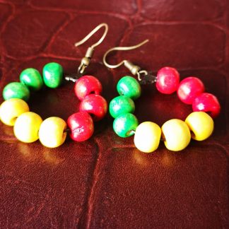 RASTA EARRINGS "RASTAPPAREL"