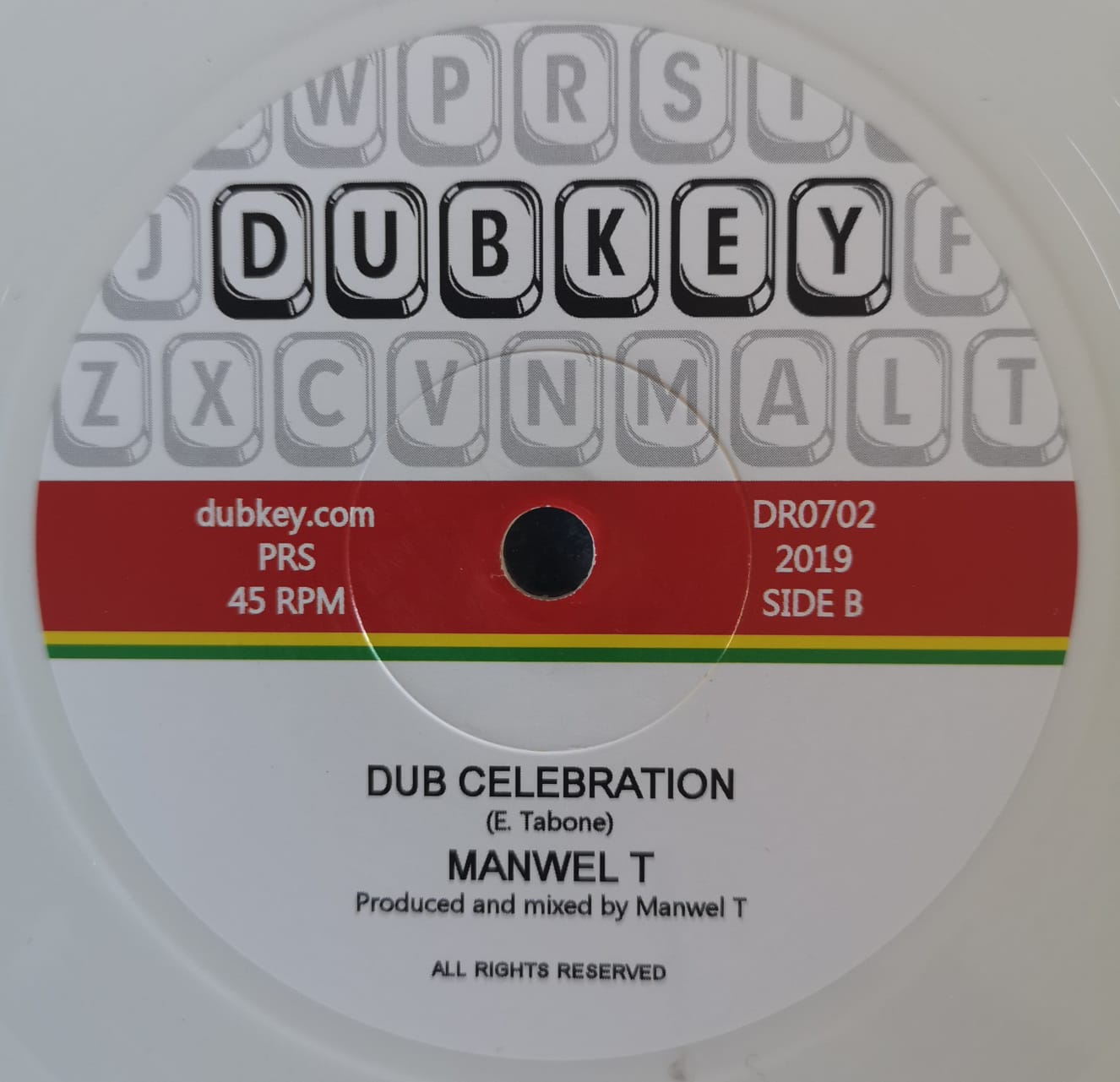 BRAND NEW 7″ CELEBRATION – DUB KEY RECORDS / MANWEL T - Image 3
