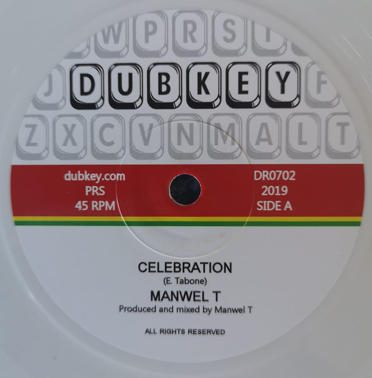 BRAND NEW 7″ CELEBRATION – DUB KEY RECORDS / MANWEL T - Image 2