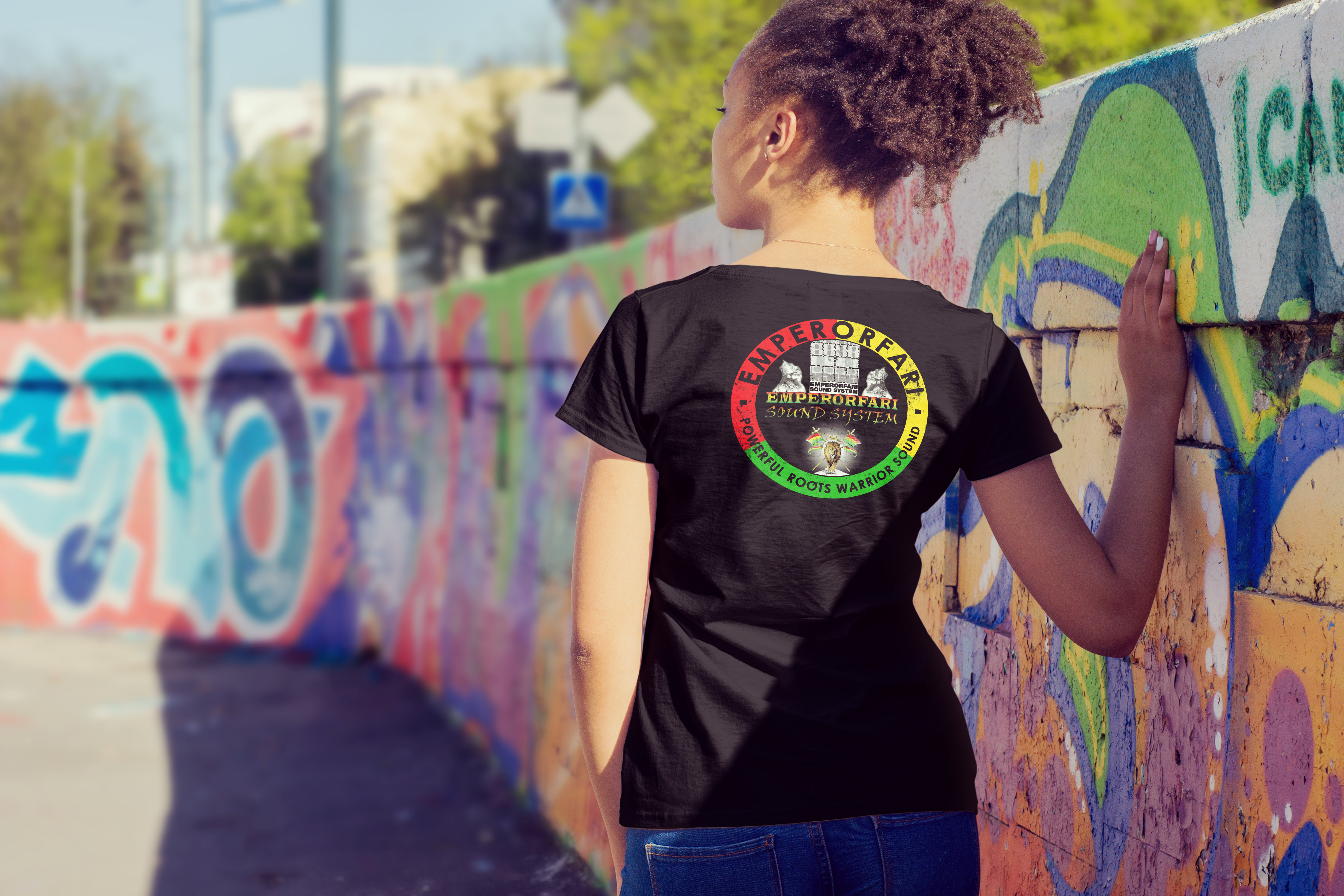 "EMPERORFARI" UNISEX HEAVY PREMIUM COTTON T-SHIRTS NEW IN STOCK - PRINTING FRONT & REAR IN MEDIUM OR LARGE - Image 21