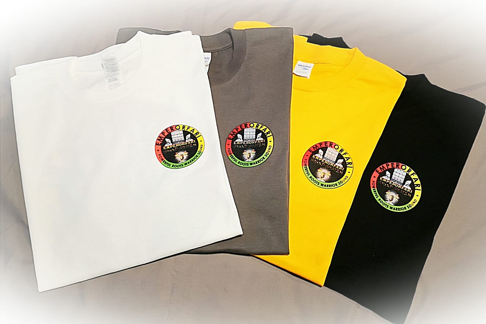 "EMPERORFARI" UNISEX HEAVY PREMIUM COTTON T-SHIRTS NEW IN STOCK - PRINTING FRONT & REAR IN MEDIUM OR LARGE - Image 2