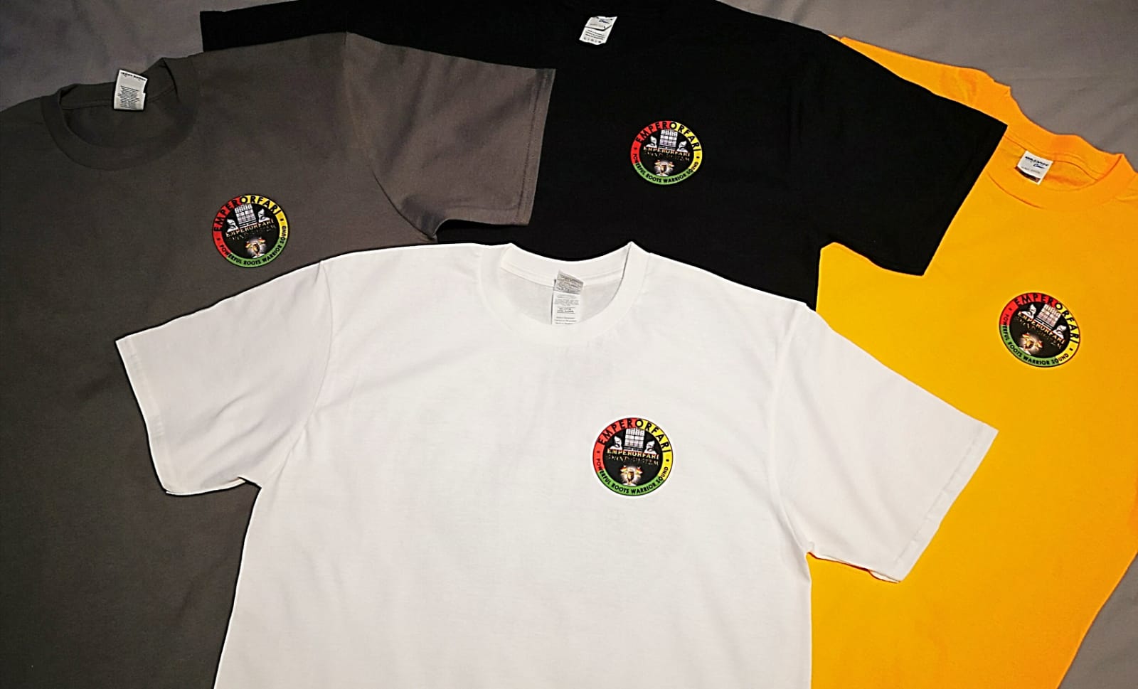 "EMPERORFARI" UNISEX HEAVY PREMIUM COTTON T-SHIRTS NEW IN STOCK - PRINTING FRONT & REAR IN MEDIUM OR LARGE - Image 4