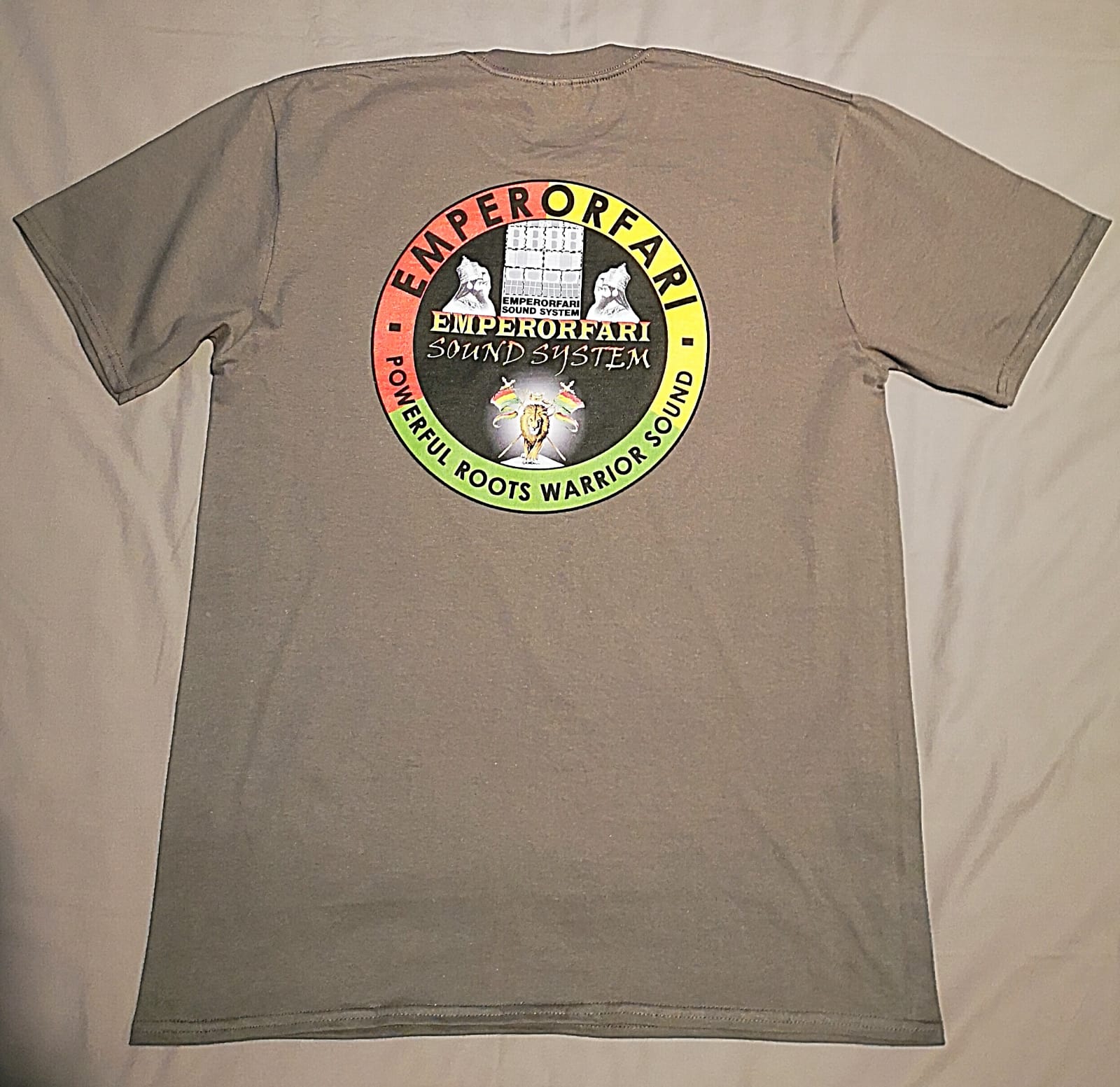 "EMPERORFARI" UNISEX HEAVY PREMIUM COTTON T-SHIRTS NEW IN STOCK - PRINTING FRONT & REAR IN MEDIUM OR LARGE - Image 18