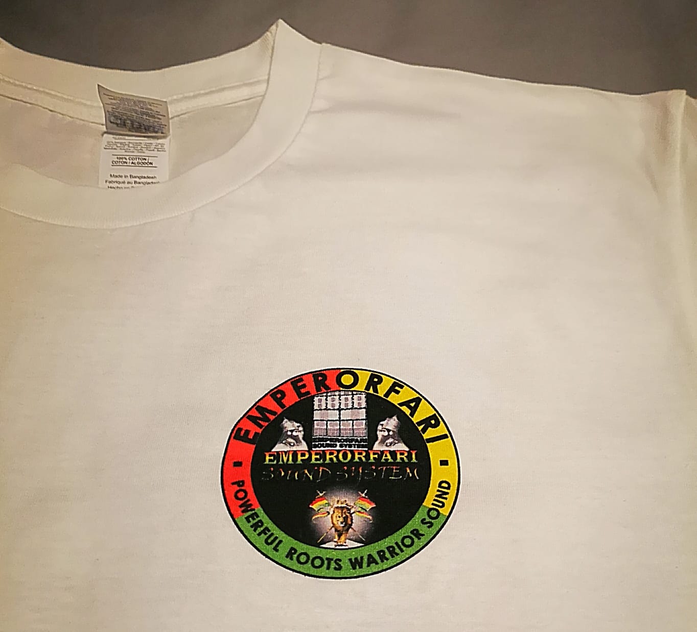 "EMPERORFARI" UNISEX HEAVY PREMIUM COTTON T-SHIRTS NEW IN STOCK - PRINTING FRONT & REAR IN MEDIUM OR LARGE - Image 6