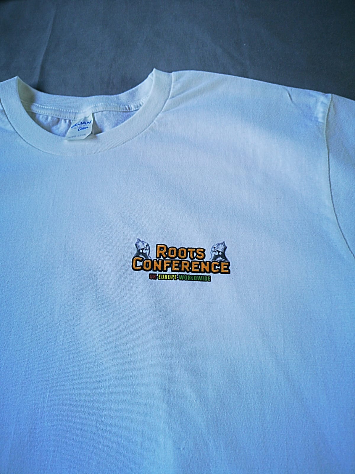 “ROOTS CONFERENCE” UNISEX HEAVY PREMIUM COTTON T-SHIRTS NEW IN STOCK – PRINTING FRONT & REAR IN MEDIUM OR LARGE - Image 20