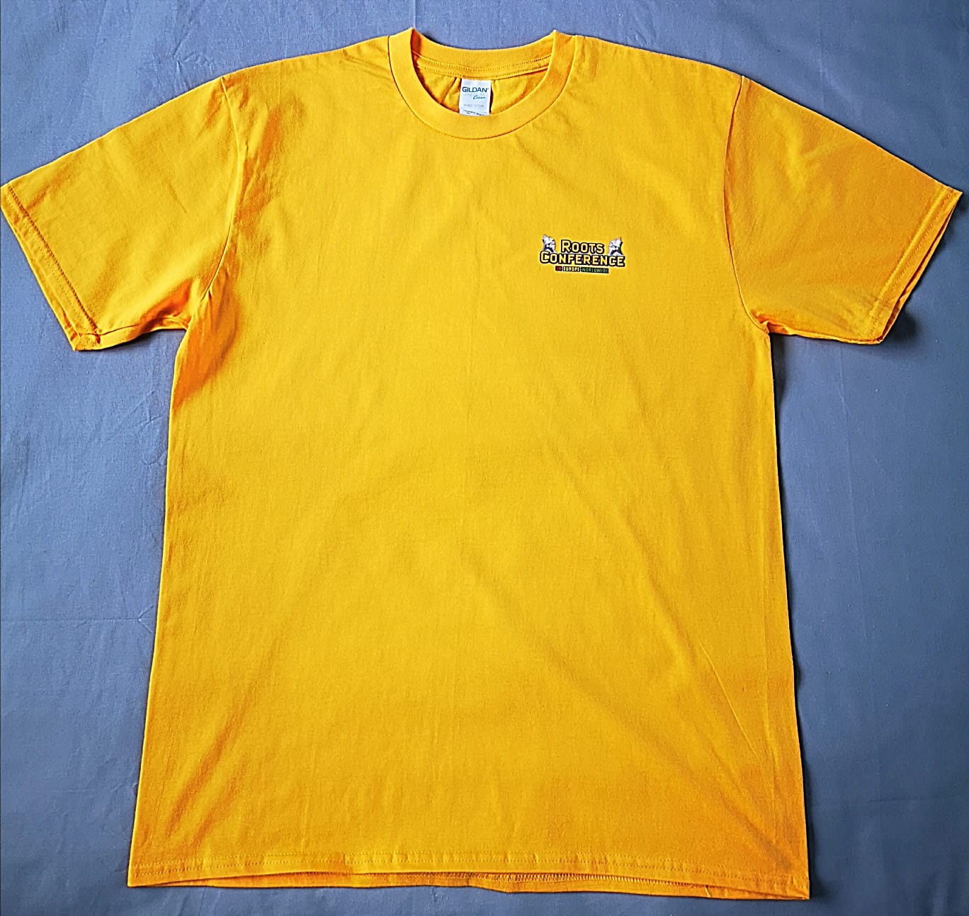 “ROOTS CONFERENCE” UNISEX HEAVY PREMIUM COTTON T-SHIRTS NEW IN STOCK – PRINTING FRONT & REAR IN MEDIUM OR LARGE - Image 3