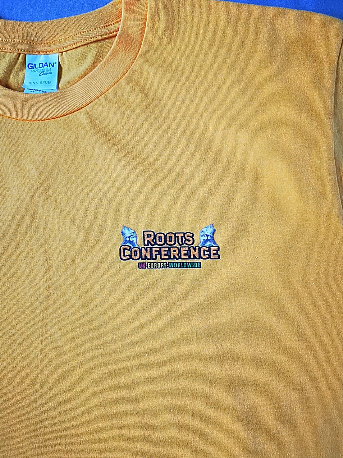 “ROOTS CONFERENCE” UNISEX HEAVY PREMIUM COTTON T-SHIRTS NEW IN STOCK – PRINTING FRONT & REAR IN MEDIUM OR LARGE - Image 7