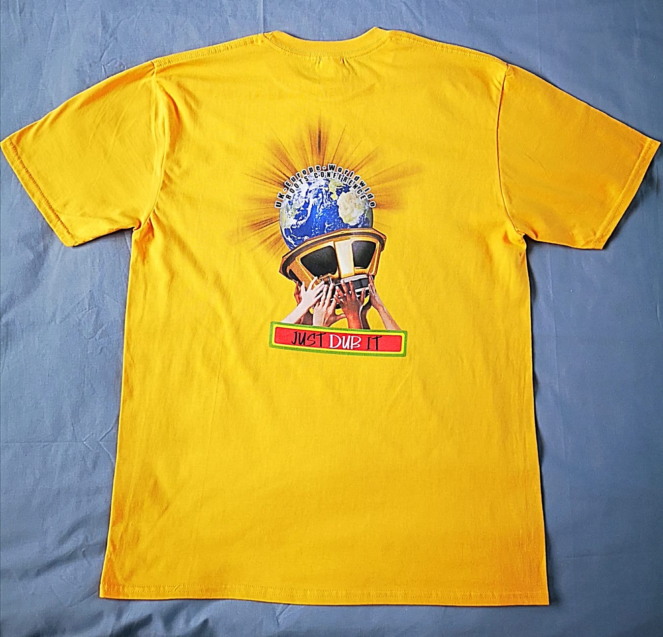 “ROOTS CONFERENCE” UNISEX HEAVY PREMIUM COTTON T-SHIRTS NEW IN STOCK – PRINTING FRONT & REAR IN MEDIUM OR LARGE - Image 6