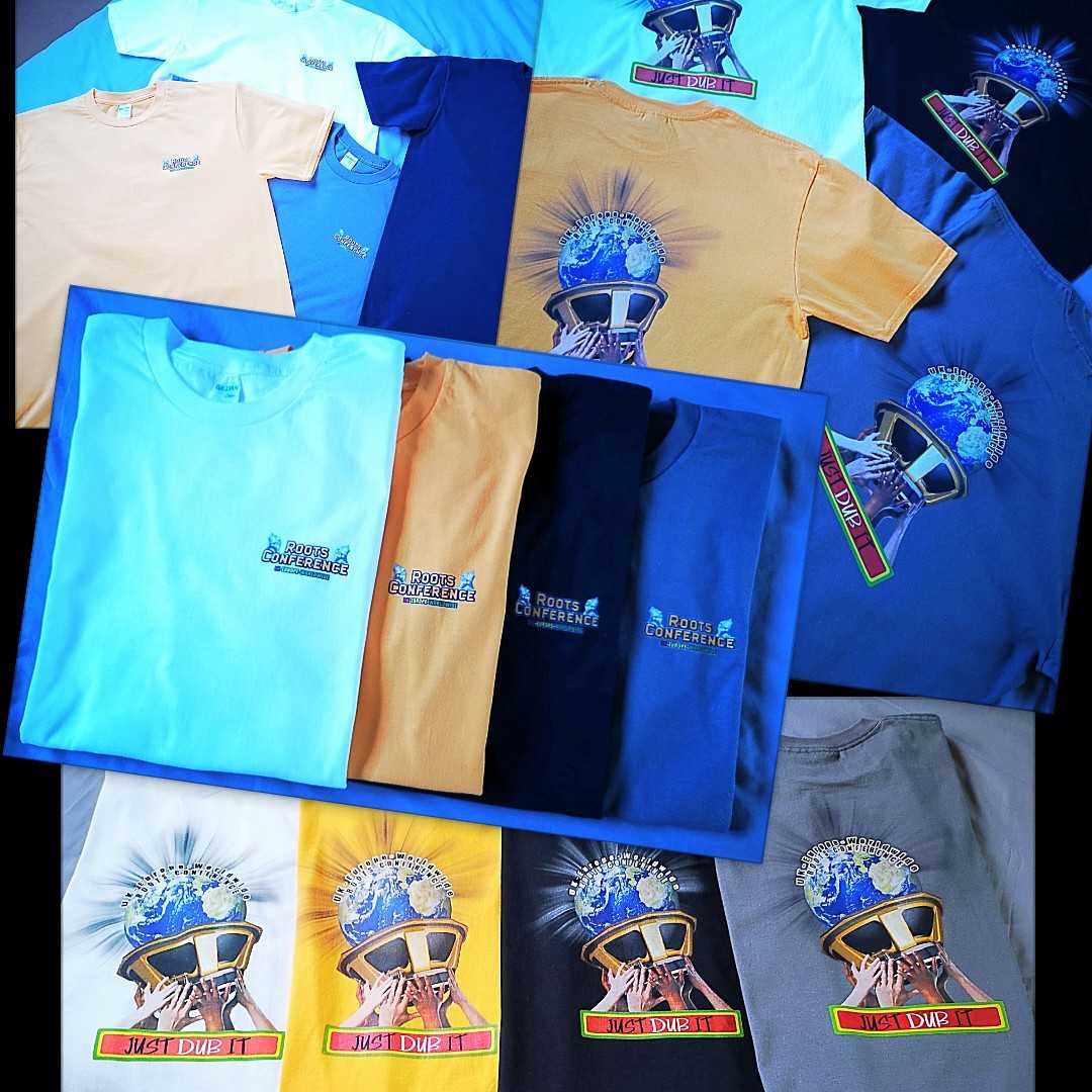 “ROOTS CONFERENCE” UNISEX HEAVY PREMIUM COTTON T-SHIRTS NEW IN STOCK – PRINTING FRONT & REAR IN MEDIUM OR LARGE - Image 2