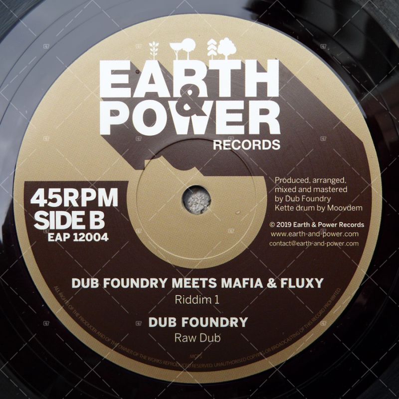 EARTH & POWER 12" VINYL "Until Jah Victory" Played as a dubplate by ABA SHANTI over the past 2 years - NOW FINALLY AVAILABLE & IN STOCK! - Image 2