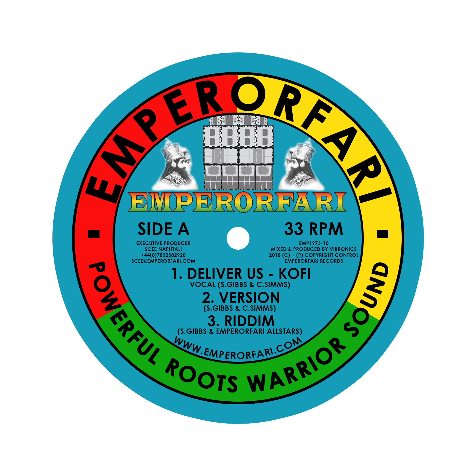EMPERORFARI DELIVER US DIGITAL DOWNLOAD! 4 TRACKS JAH SHAKA ANTHEM!