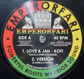 EMPERORFARI LOVE & JAH DIGITAL DOWNLOAD! 4 TRACKS THIS TUNE IS A JAH SHAKA ANTHEM!