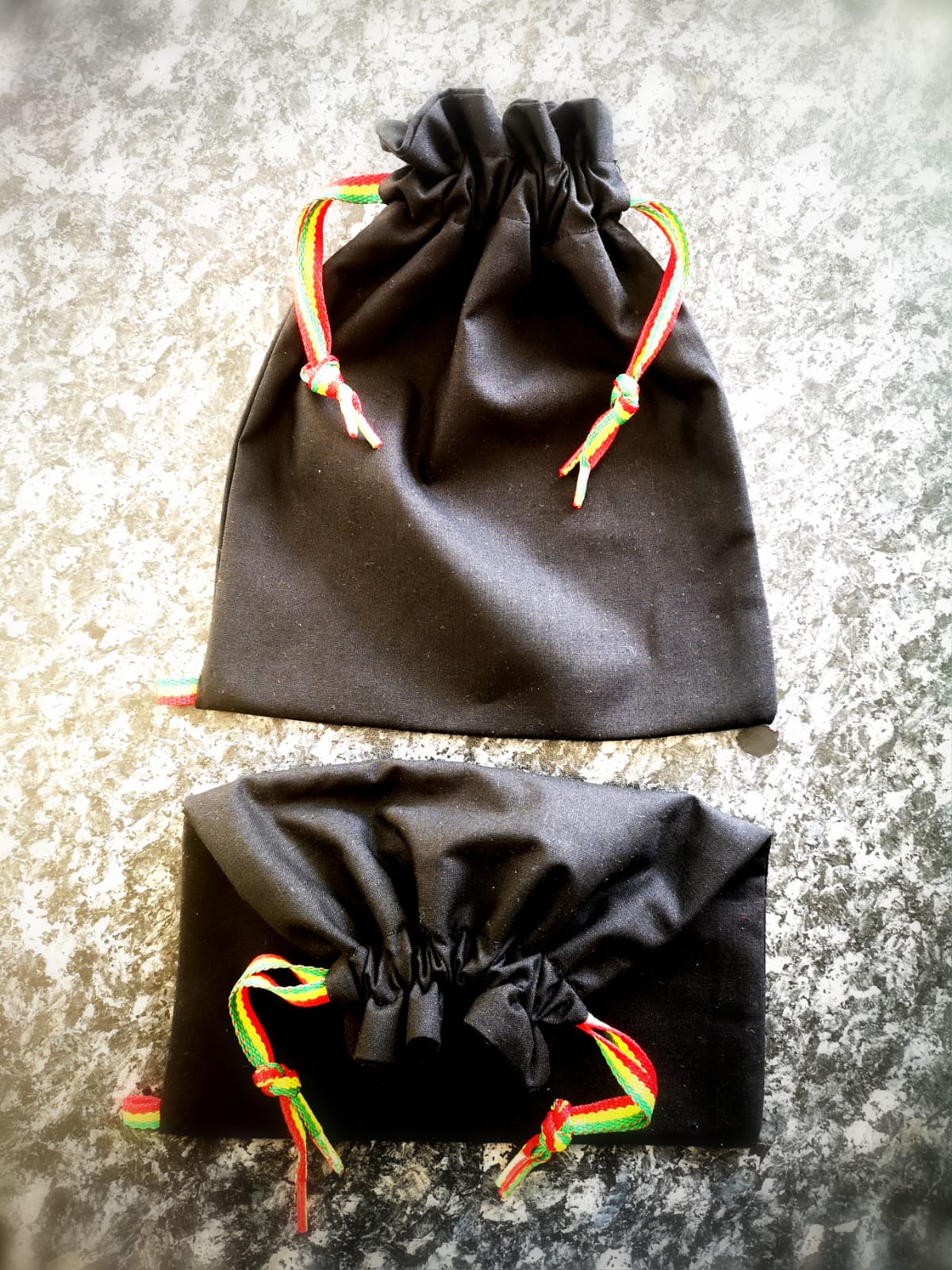 Exclusive unisex, multipurpose draw string bags, hand crafted by "RASTAPPAREL" - Image 5