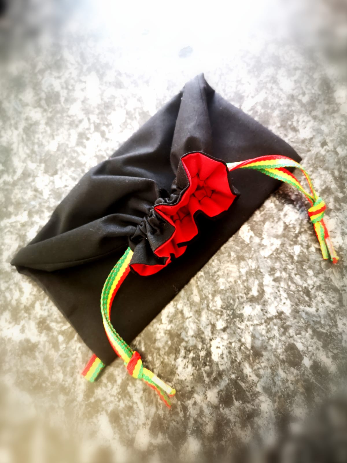 Exclusive unisex, multipurpose draw string bags, hand crafted by "RASTAPPAREL" - Image 2