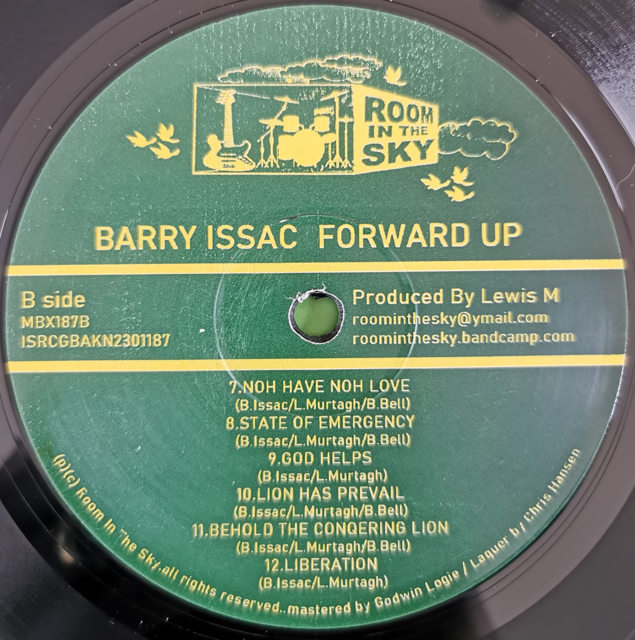 💥🔥💥 BRAND NEW IN STOCK 12" VINYL RECORD LP FROM ROOM IN THE SKY "FORWARD UP" BIG RELEASE! - Image 2