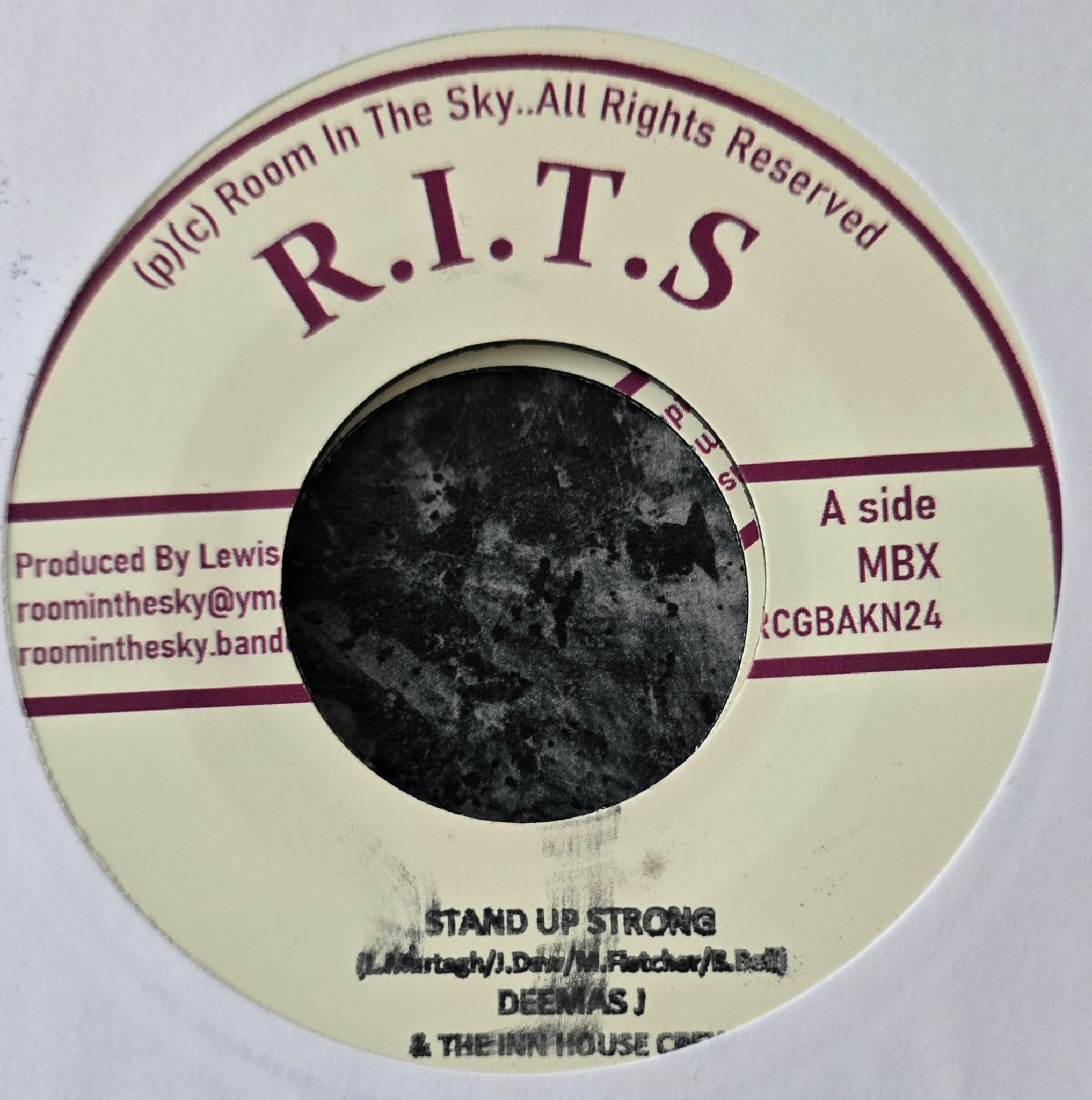 💥🔥💥 BRAND NEW IN STOCK 7" VINYL RECORD FROM ROOM IN THE SKY "STAND UP STRONG" BIG RELEASE!